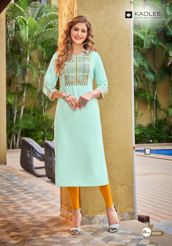 Kadlee Mahek 2 Fancy Wear RayonDesigner Kurti Collection 